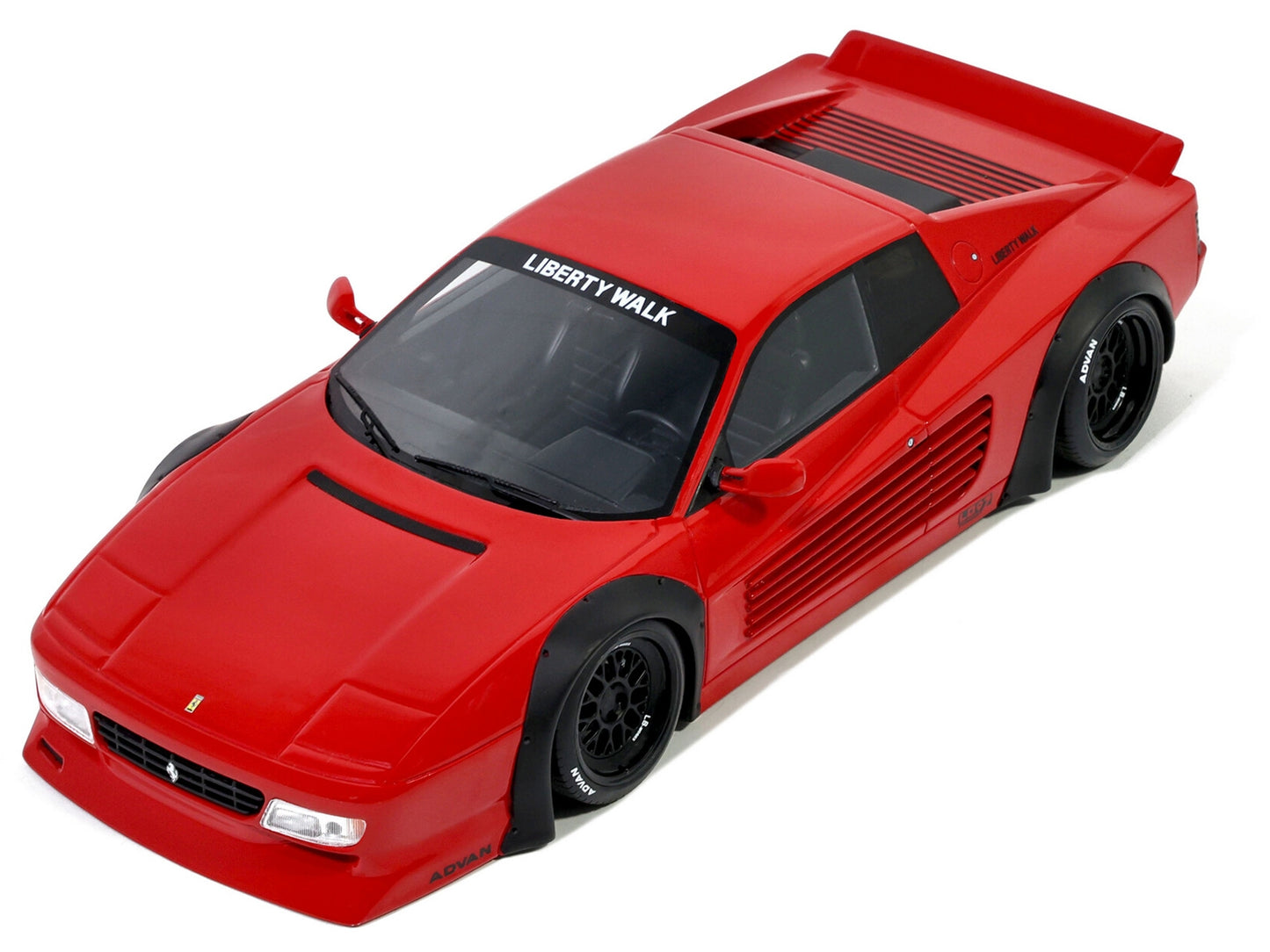 2021 LB-Works 512 TR Rosso Corsa Red "Liberty Walk" 1/18 Model