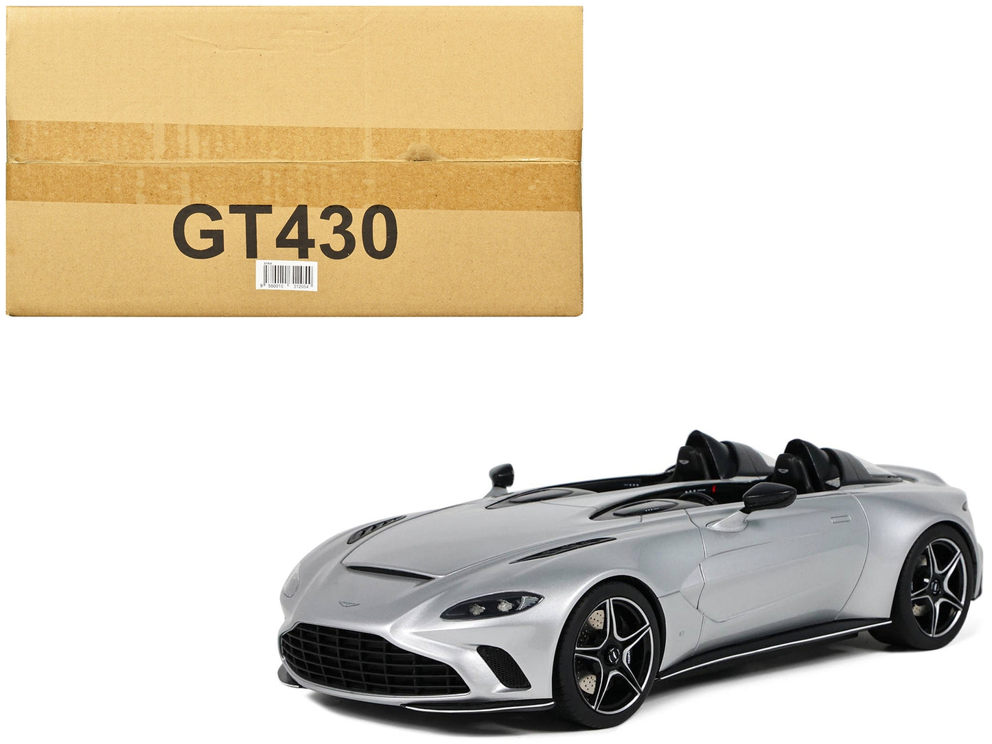 2020 Aston Martin V12 Speedster Silver Metallic 1/18 Model Car by - Premium Aston Martin Models from GT Spirit - Just $171.99! Shop now at Rapidvehicles