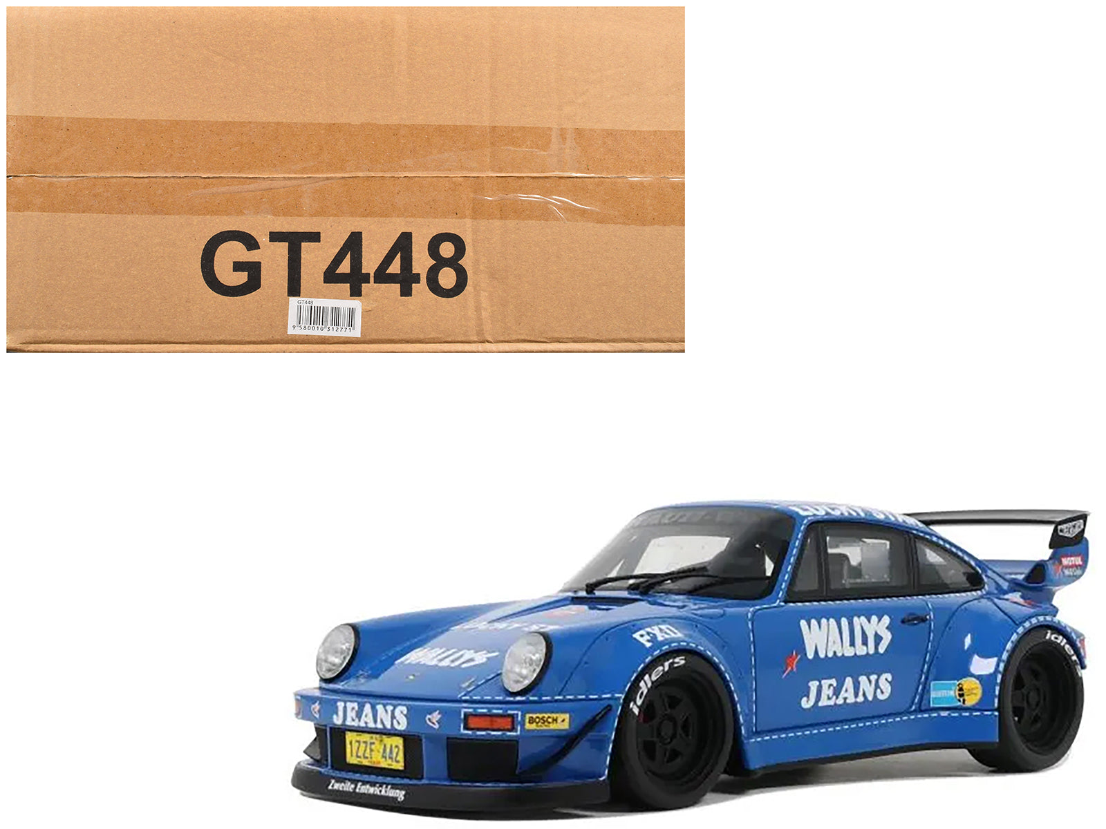 RWB Bodykit "OSHO Arrow" Blue 1/18 Model Car by GT Spirit free shipping USA