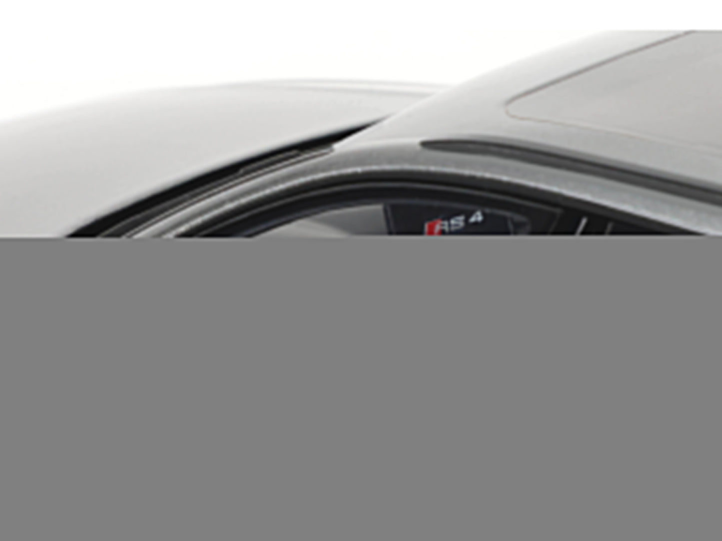 Audi RS 4 Competition Gray Metallic 1/18 Model Car by GT Spirit