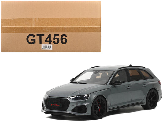 Audi RS 4 Competition Gray Metallic 1/18 Model Car by GT Spirit free shipping USA