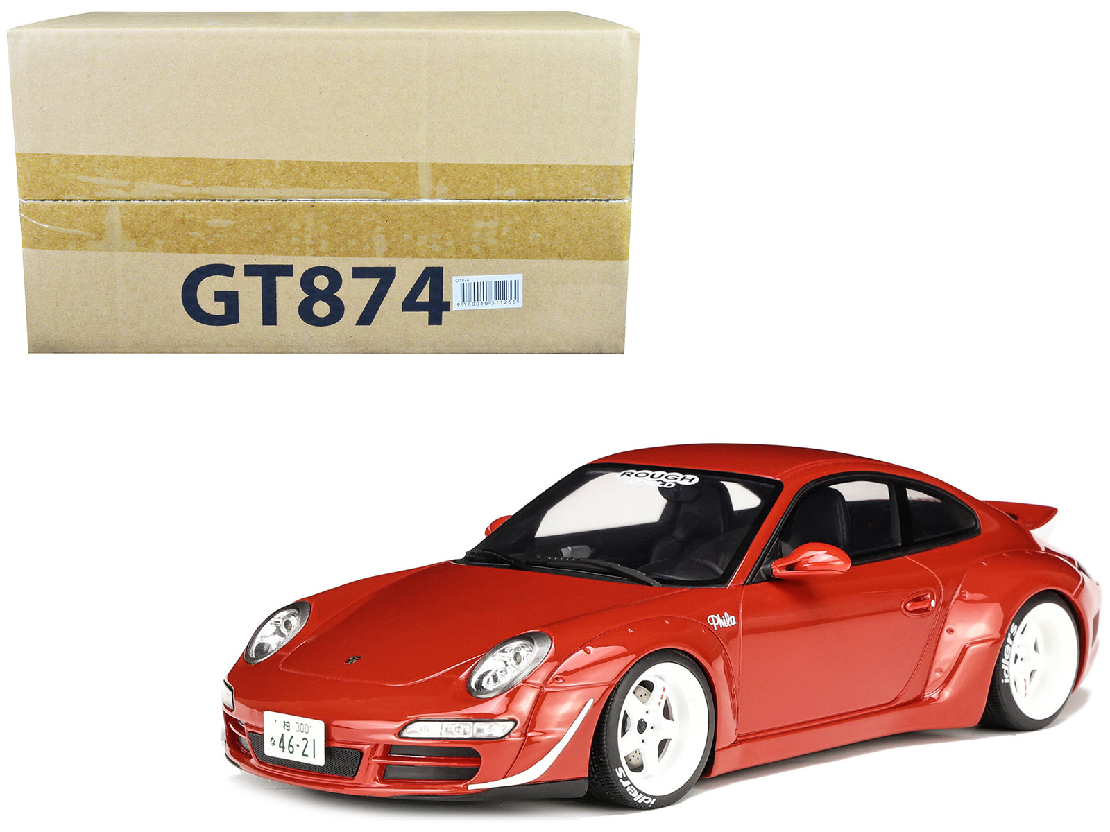 2021 Porsche 911 RWB "AKA Phila" Red 1/18 Model Car by GT Spirit free shipping USA