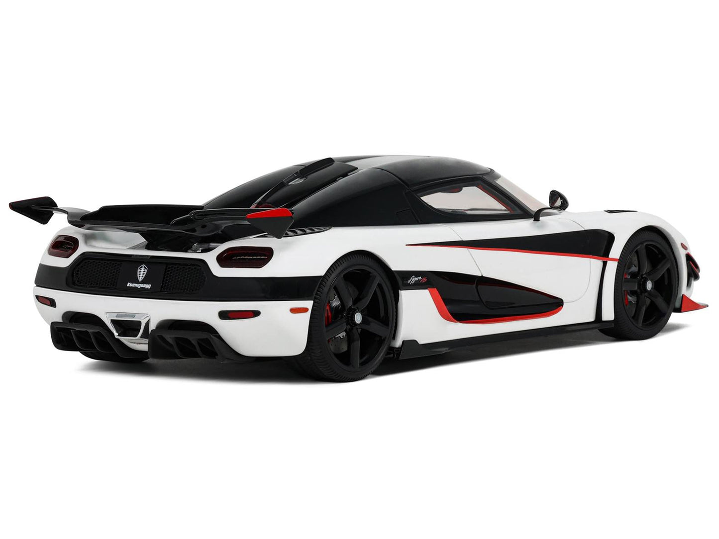 2015 Koenigsegg Agera RS White and Black with Red Interior 1/18 - Premium Koenigsegg Models from GT Spirit - Just $223.99! Shop now at Rapidvehicles