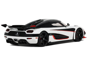 2015 Koenigsegg Agera RS White and Black with Red Interior 1/18 Model Car by GT Spirit - Premium Koenigsegg Models from GT Spirit - Just $171.34! Shop now at Rapidvehicles