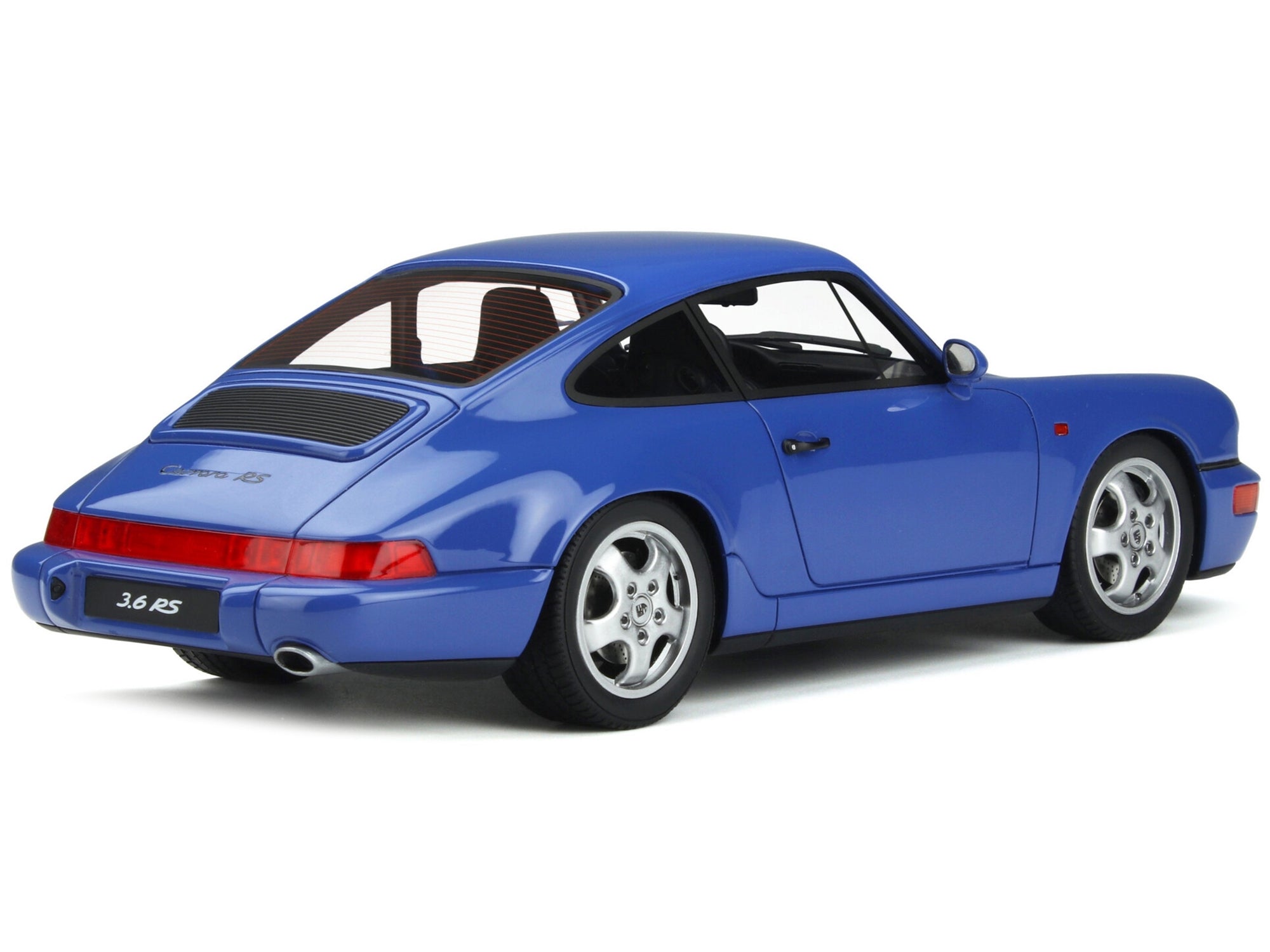 1992 Porsche 964 RS Blue 1/18 Model Car by GT Spirit