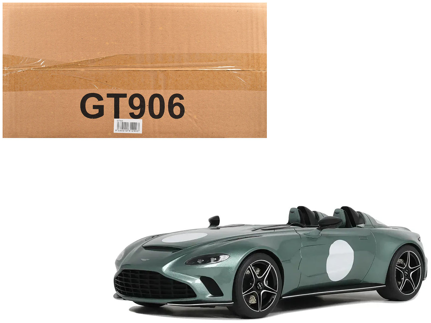 Aston Martin V12 Speedster Green Metallic 1/18 Model Car by GT Spirit - Premium Aston Martin Models from GT Spirit - Just $204.99! Shop now at Rapidvehicles