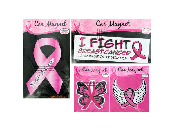 Breast Cancer Awareness Car Magnet ( Case of 48 ) - Premium Auto Exterior Accessories from Rapidvehicles - Just $47.99! Shop now at Rapidvehicles