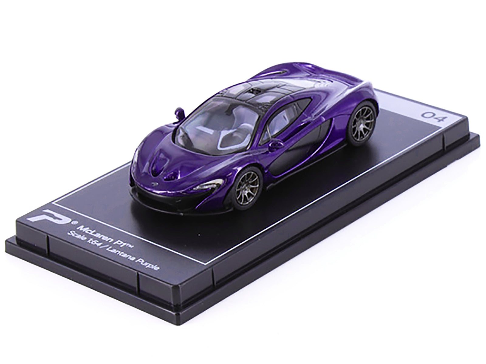 McLaren P1 Lantana Purple Metallic with Black Top "Hypercar - Premium McLaren Models from PosterCars - Just $23.99! Shop now at Rapidvehicles