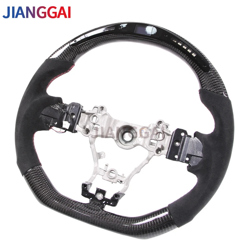 Carbon Fiber LED Steering Wheel Fit For Subaru stt/sti/ wrx 86 brz 2015-2021 Itlay Alcantara