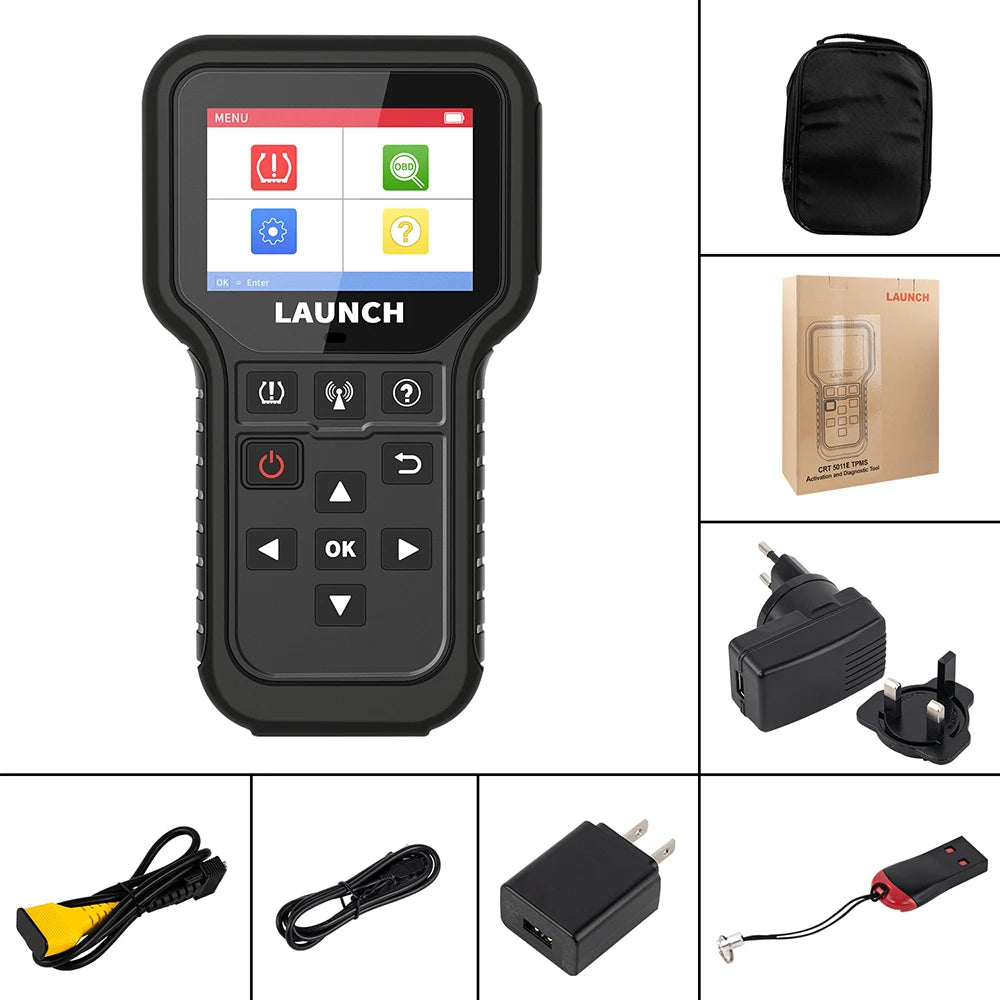 LAUNCH X431 Tire Pressure Sensor Program Relearn Activation CRT5011E TPMS Diagnostic Tools and 315MHz/433MHz RF-Sensor Optional