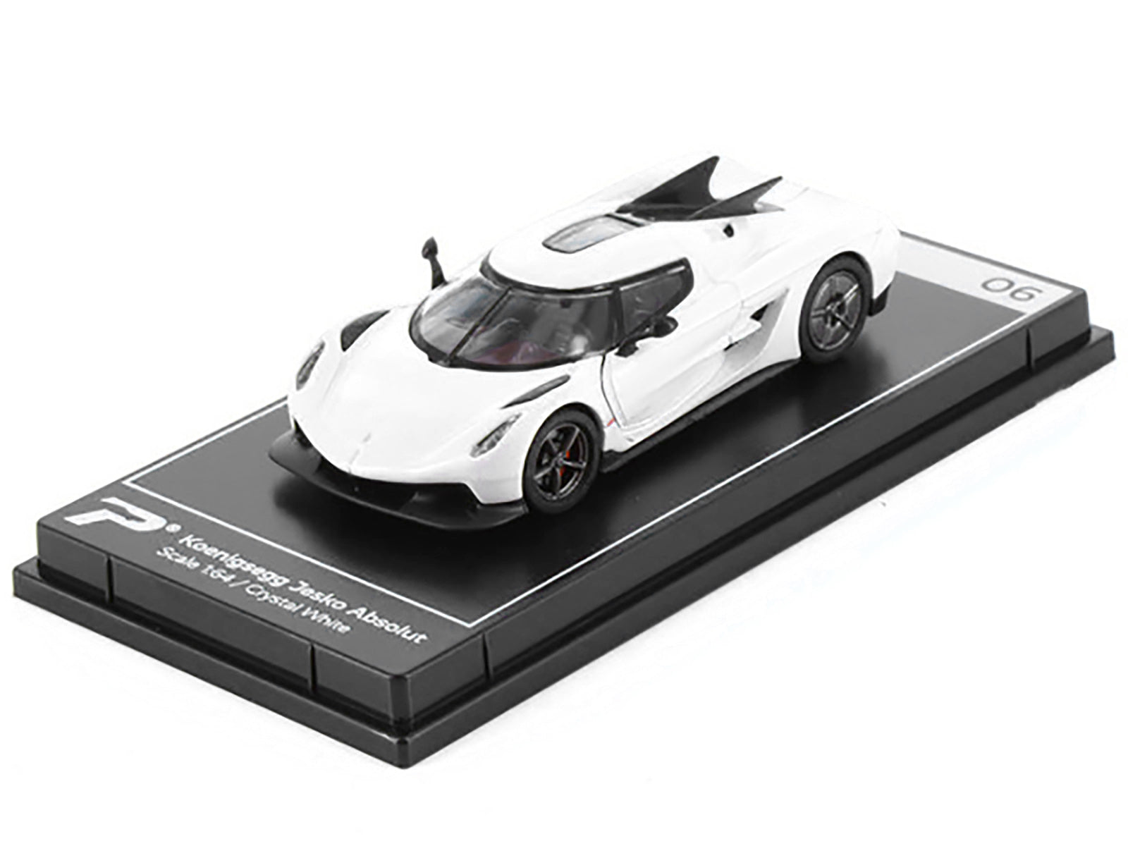 Koenigsegg Jesko Absolut Crystal White Metallic "Hypercar League Collection" 1/64 Diecast Model Car by PosterCars - Premium  from PosterCars - Just $26.99! Shop now at Rapidvehicles