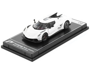 Koenigsegg Jesko Absolut Crystal White Metallic "Hypercar League Collection" 1/64 Diecast Model Car by PosterCars - Premium Koenigsegg Models from PosterCars - Just $17.99! Shop now at Rapidvehicles