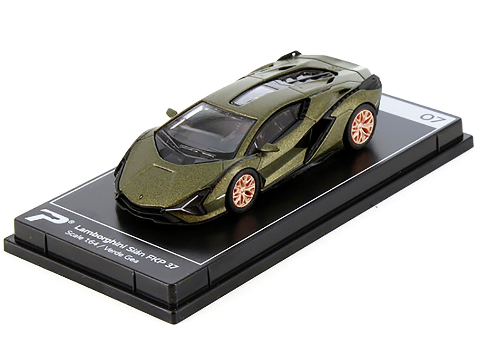 Lamborghini Sian FKP 37 Verde Gea Green Metallic "Hypercar League - Premium Lamborghini Models from PosterCars - Just $26.09! Shop now at Rapidvehicles