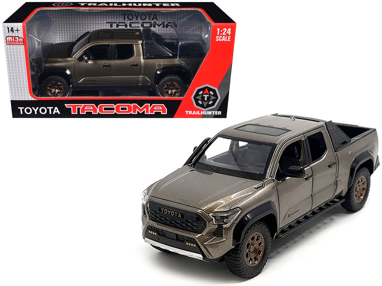 2024 Toyota Tacoma Trailhunter Edition Pickup Truck Bronze Metallic 1/24 Diecast Model Car