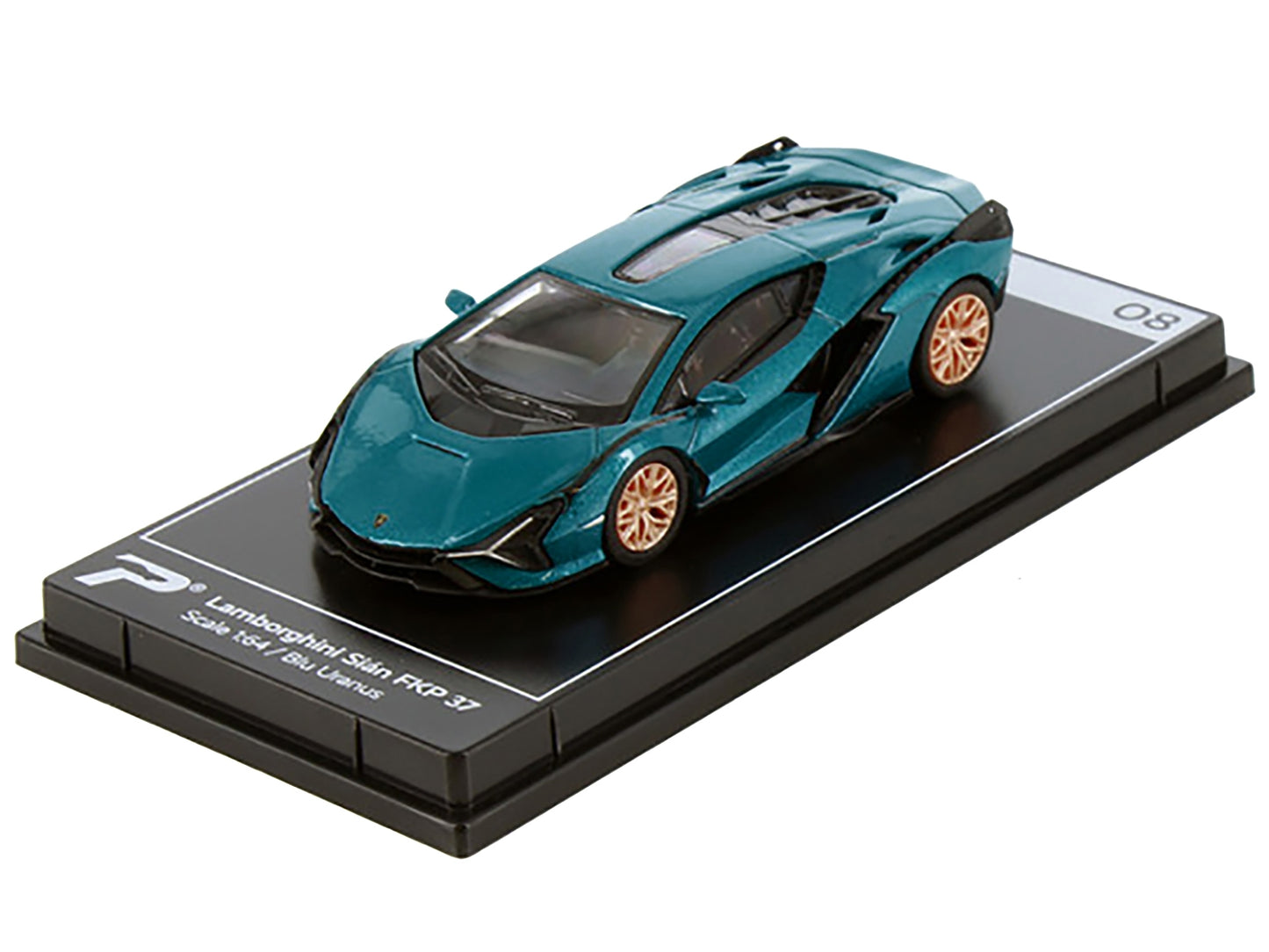 Lamborghini Sian FKP 37 Blu Uranus Blue Metallic "Hypercar League - Premium Lamborghini Models from PosterCars - Just $26.09! Shop now at Rapidvehicles