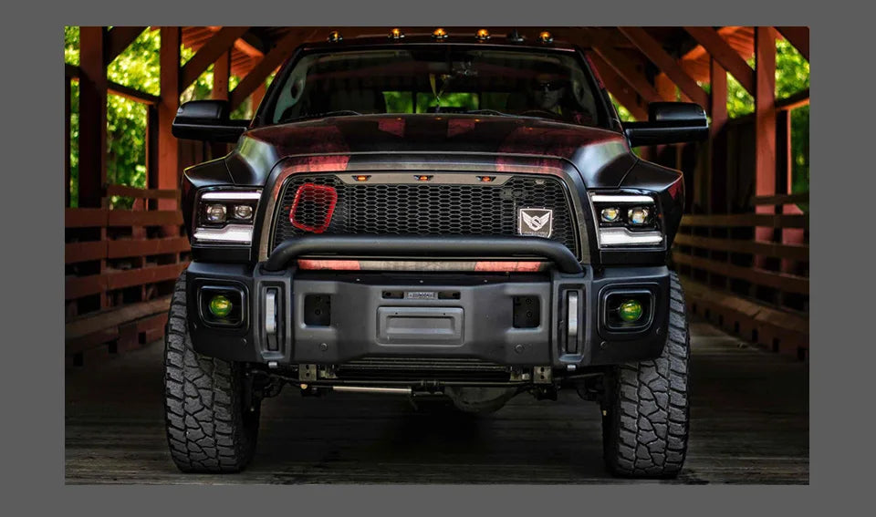 Head Lamp For Dodge Ram1500 2009-2018 Head Lights Led Fog Lights DRL Daytime Running Lights Tuning Car Accessories Ram2500