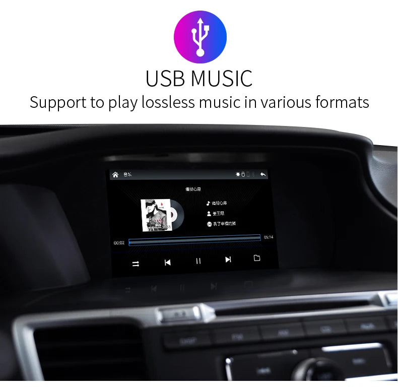 Car Media Player For Honda Accord 9 9.5,2013 2014 2015 2016 2017 5G Wireless Carplay Android Auto Bluetooth Phones,  Music