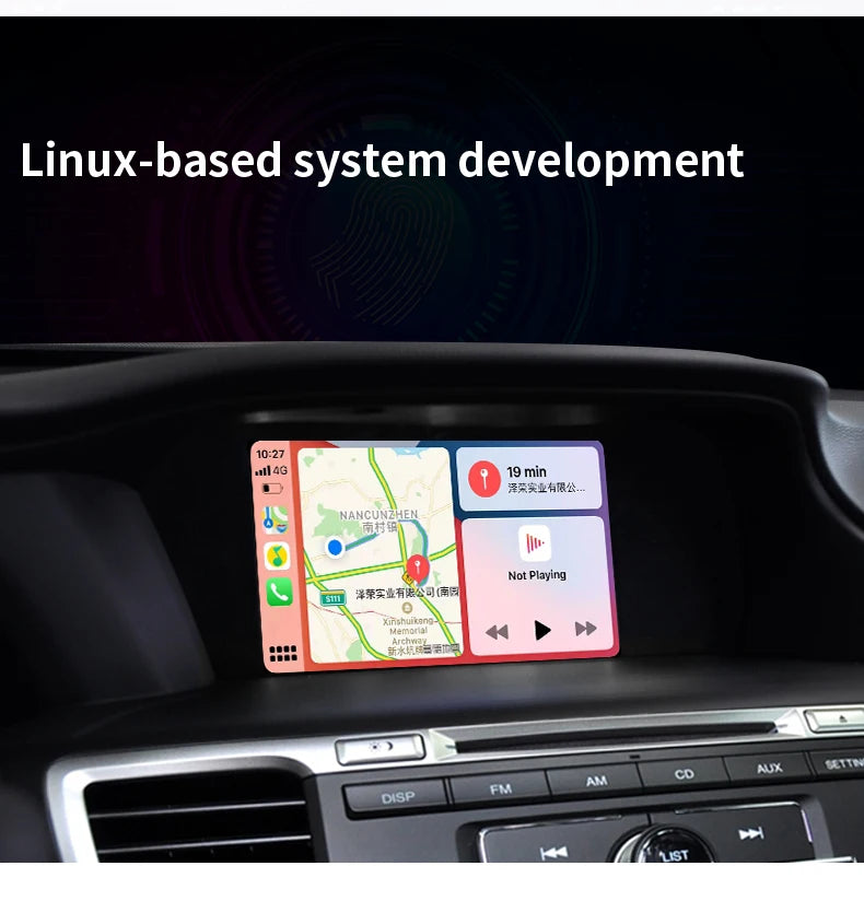 Car Media Player For Honda Accord 9 9.5,2013 2014 2015 2016 2017 5G Wireless Carplay Android Auto Bluetooth Phones, Music