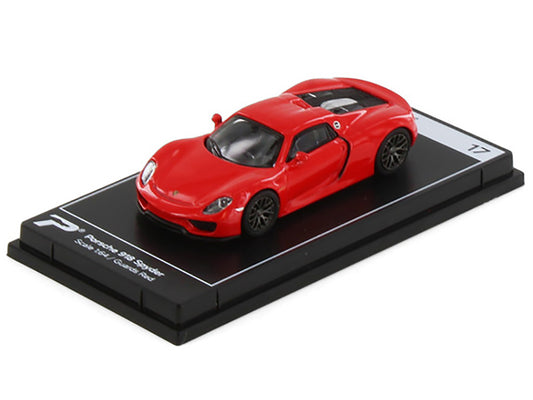 Porsche 918 Spyder Guards Red "Hypercar League Collection" 1/64 - Premium Porsche Models from PosterCars - Just $28.99! Shop now at Rapidvehicles