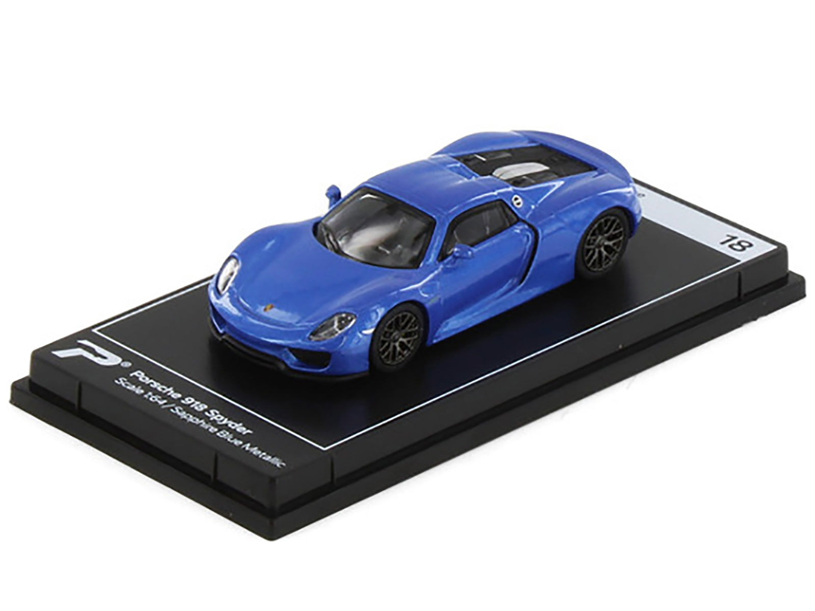 Porsche 918 Spyder Sapphire Blue Metallic "Hypercar League Collection" 1/64 Diecast Model Car by PosterCars - Premium Porsche Models from PosterCars - Just $17.99! Shop now at Rapidvehicles