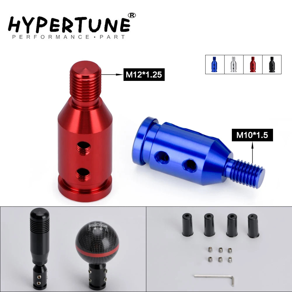 Color Name: Blue - M12x1.25mm /M10x1.5mm Universal Aluminum Gear Shift Knob Shifter Adapter For Non Threaded Shifters For BMW Mini 4 Colors - Premium Interior Parts from PQY - Just $10.99! Shop now at Rapidvehicles