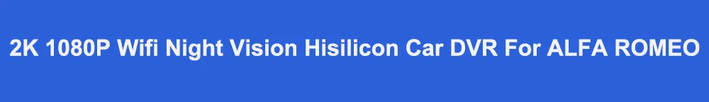 2K 1080P Car DVR Dash Cam Driving Recorder for ALFA ROMEO Stelvio Quadrifoglio for ALFA ROMEO Giulia Quadrifoglio GTA Veloce