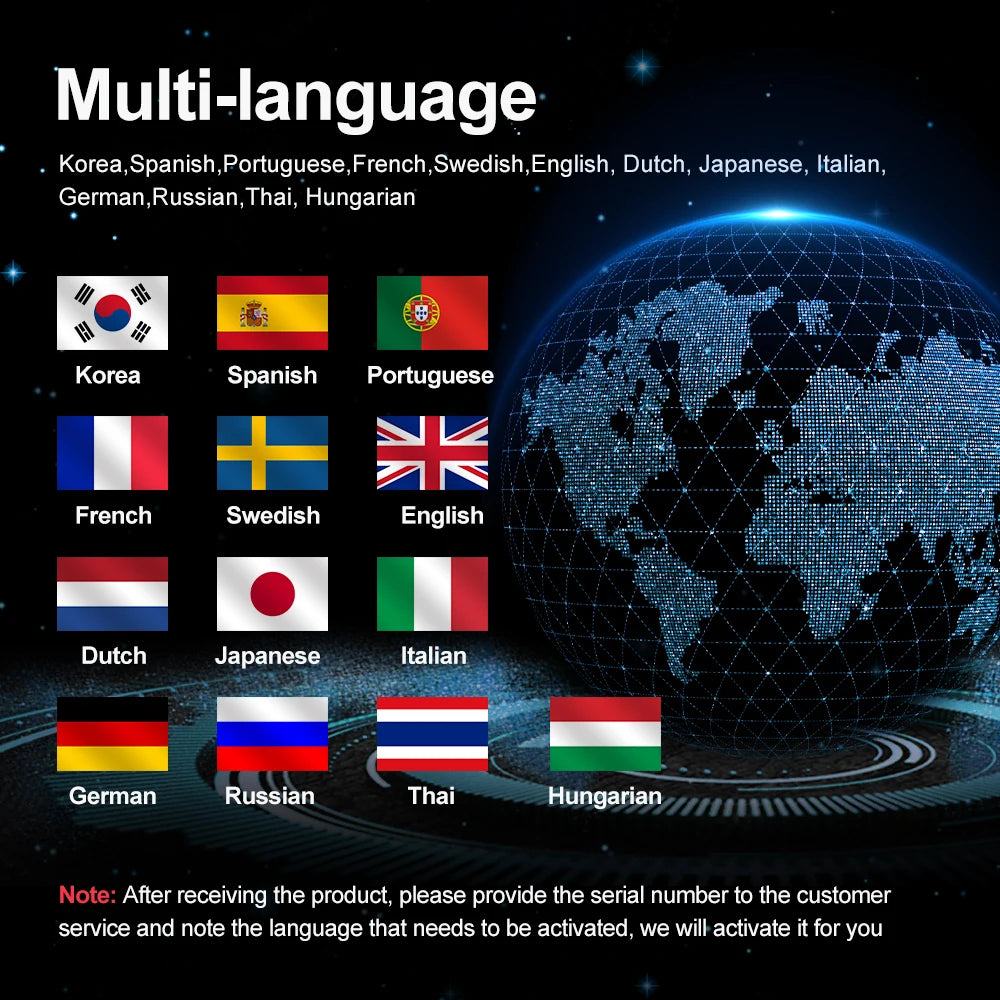 FOXWELL NT604 Elite Wireless OBD2 Scanner Engine ABS SRS Transmission Diagnostic Tools Automotive Scanner OBD 2 Code Reader