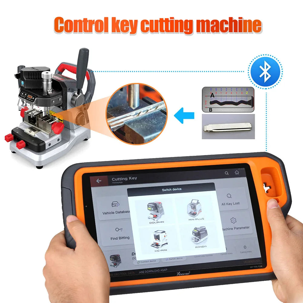 Xhorse VVDI Key Tool Plus Pad Full Auto Key Programmer Advanced Version for Benz/BMW/AUDI All in 1