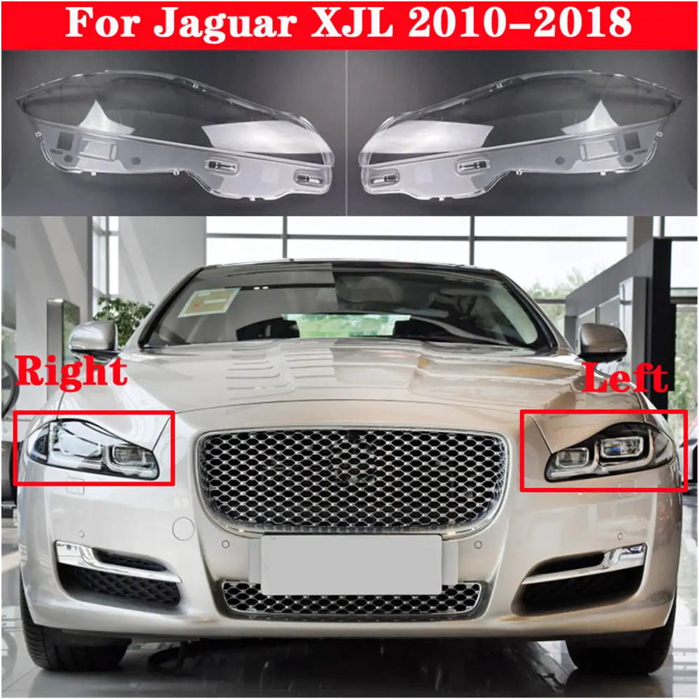 NEW Headlamp Cover Lamp Shade Headlight Glass For Jaguar XJ / XJL 2010 2011 2012 2013 2014 2015 2016 2017 2018 Headlight Lens