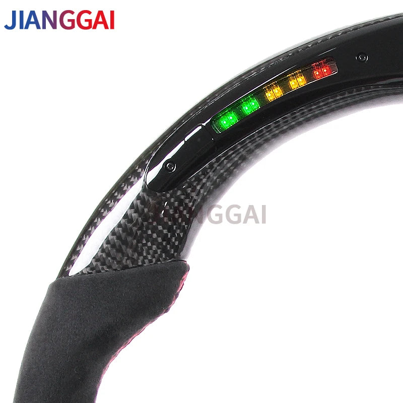 Carbon Fiber LED Steering Wheel Fit For Subaru stt/sti/ wrx 86 brz 2015-2021 Itlay Alcantara