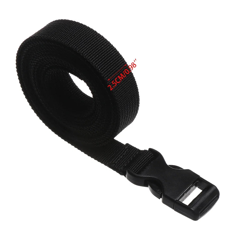 Color: WHITE - 0.5-3M Black Durable Nylon Travel Tied Cargo Tie - Premium Interior Accessories from NoEnName_Null - Just $5.99! Shop now at Rapidvehicles