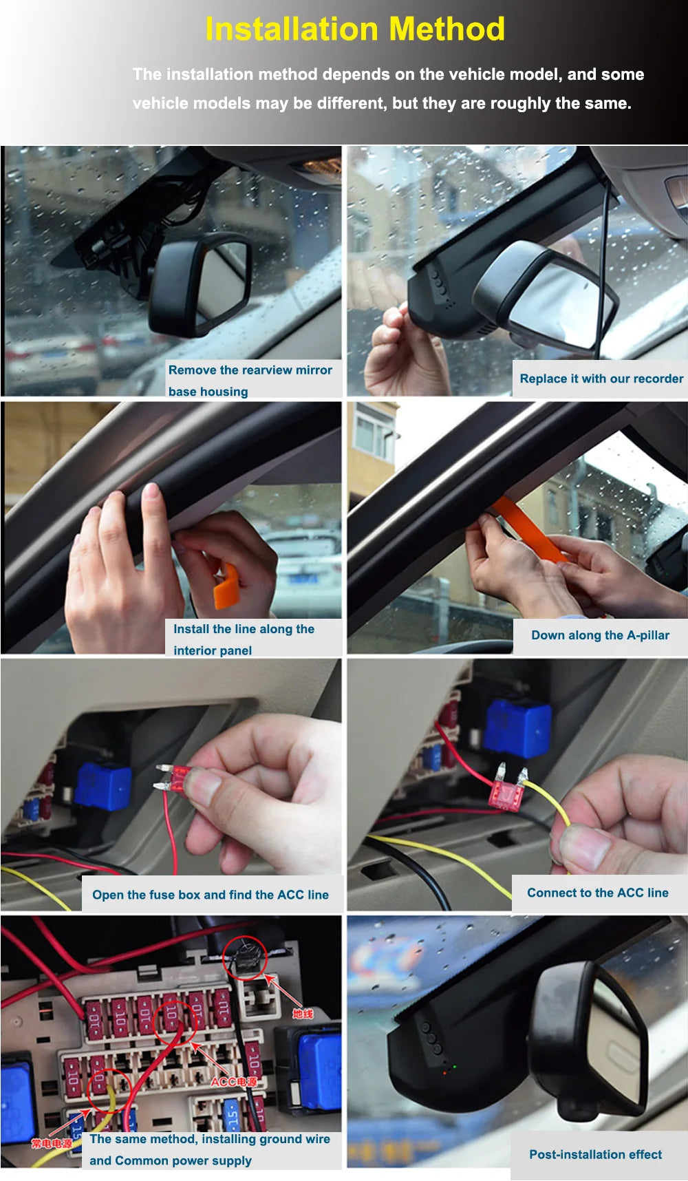 2K 1600P Car Dvr Dash Cam Camera for ALFA ROMEO Stelvio Quadrifoglio for ALFA ROMEO Giulia Quadrifoglio GTA Veloce 2016-2021