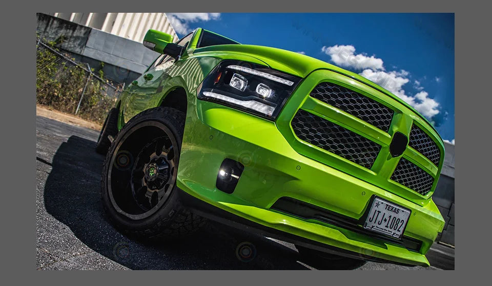 Head Lamp For Dodge Ram1500 2009-2018 Head Lights Led Fog Lights DRL Daytime Running Lights Tuning Car Accessories Ram2500