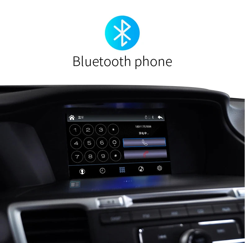 Car Media Player For Honda Accord 9 9.5,2013 2014 2015 2016 2017 5G Wireless Carplay Android Auto Bluetooth Phones, Music