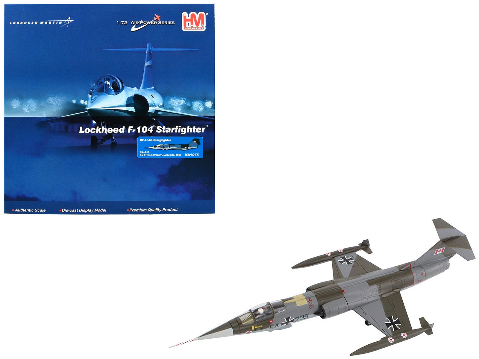 Lockheed RF-104G Starfighter Fighter Aircraft "AG 51 Immelmann" (1966) German Luftwaffe "Air Power Series" 1/72 Diecast Model by Hobby Master - Premium Lockheed from Hobby Master - Just $128.99! Shop now at Rapidvehicles