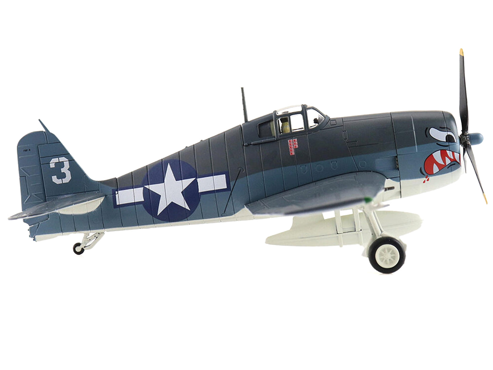 Grumman F6F-3 Hellcat Fighter Aircraft "Ens. Gordon Arthur Stanley VF-27 USS Princeton" (1944) United States Navy "Air Power Series" 1/72 Diecast Model by Hobby Master