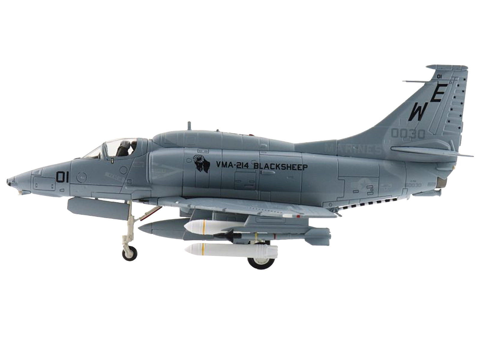 Douglas A-4M Skyhawk Aircraft "VMA-214 Blacksheep" (1989) United States Marines "Air Power Series" 1/72 Diecast Model by Hobby Master - Premium Douglas from Hobby Master - Just $123.99! Shop now at Rapidvehicles