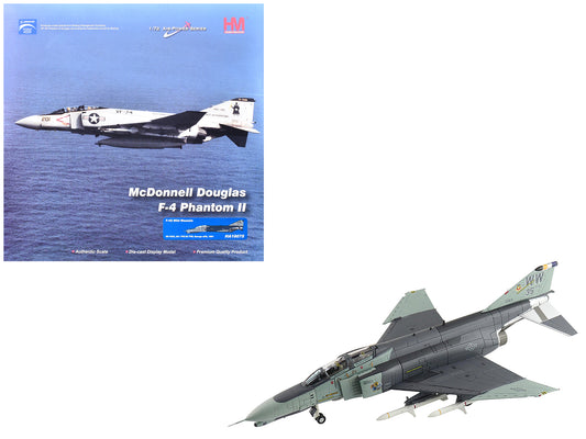 McDonnell Douglas F-4G Phantom II Fighter-Bomber Aircraft "Wild Weasels 69-7253 561st TFS 35th TFW George AFB" (1991) United States Air Force "Air Power Series" 1/72 Diecast Model by Hobby Master