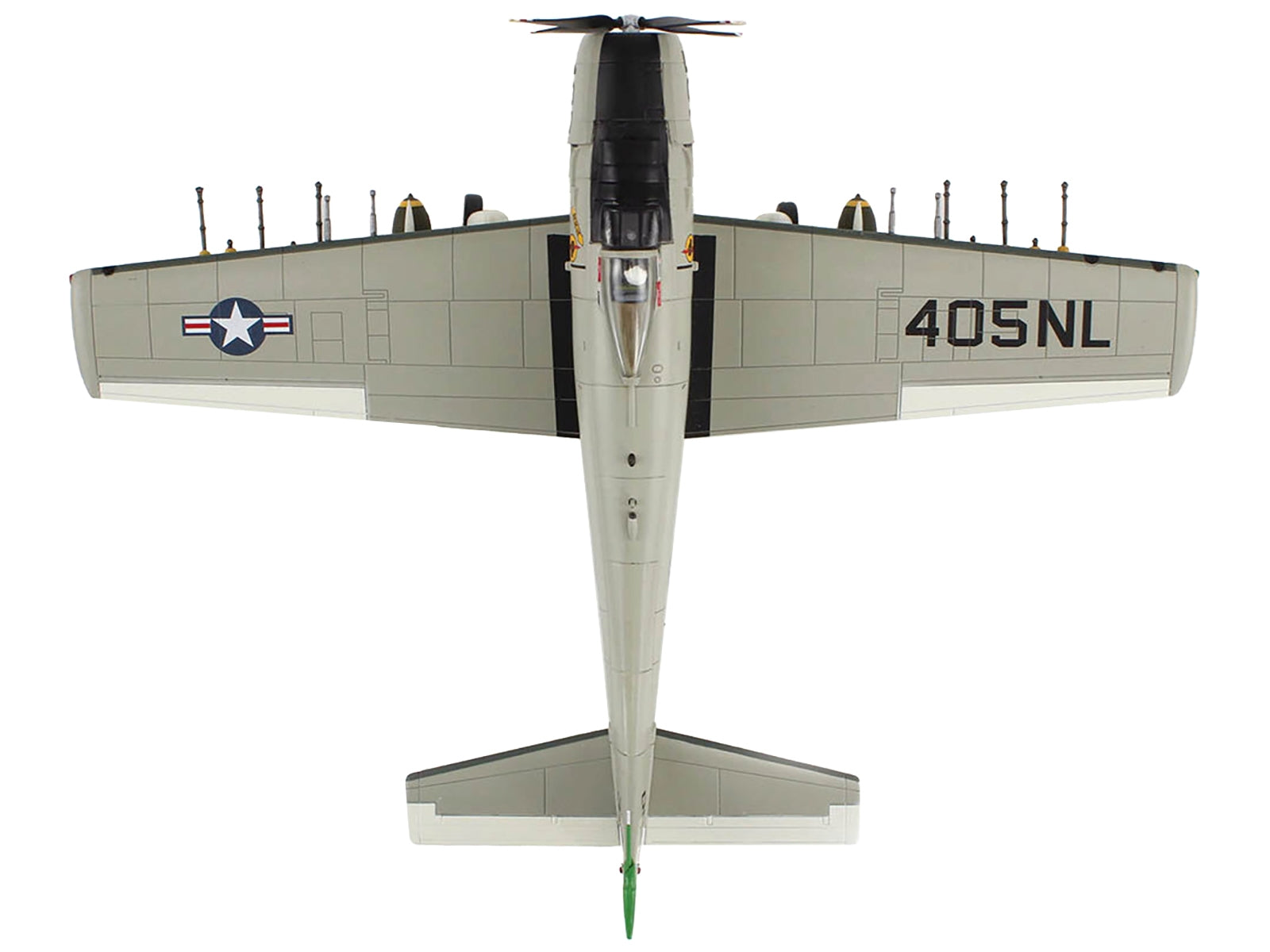 Douglas A-1H Skyraider Attack Aircraft "Last Combat Mission VA-25 USS Coral Sea" (1967) United States Navy "Air Power Series" 1/72 Diecast Model by Hobby Master - Premium Douglas from Hobby Master - Just $138.99! Shop now at Rapidvehicles