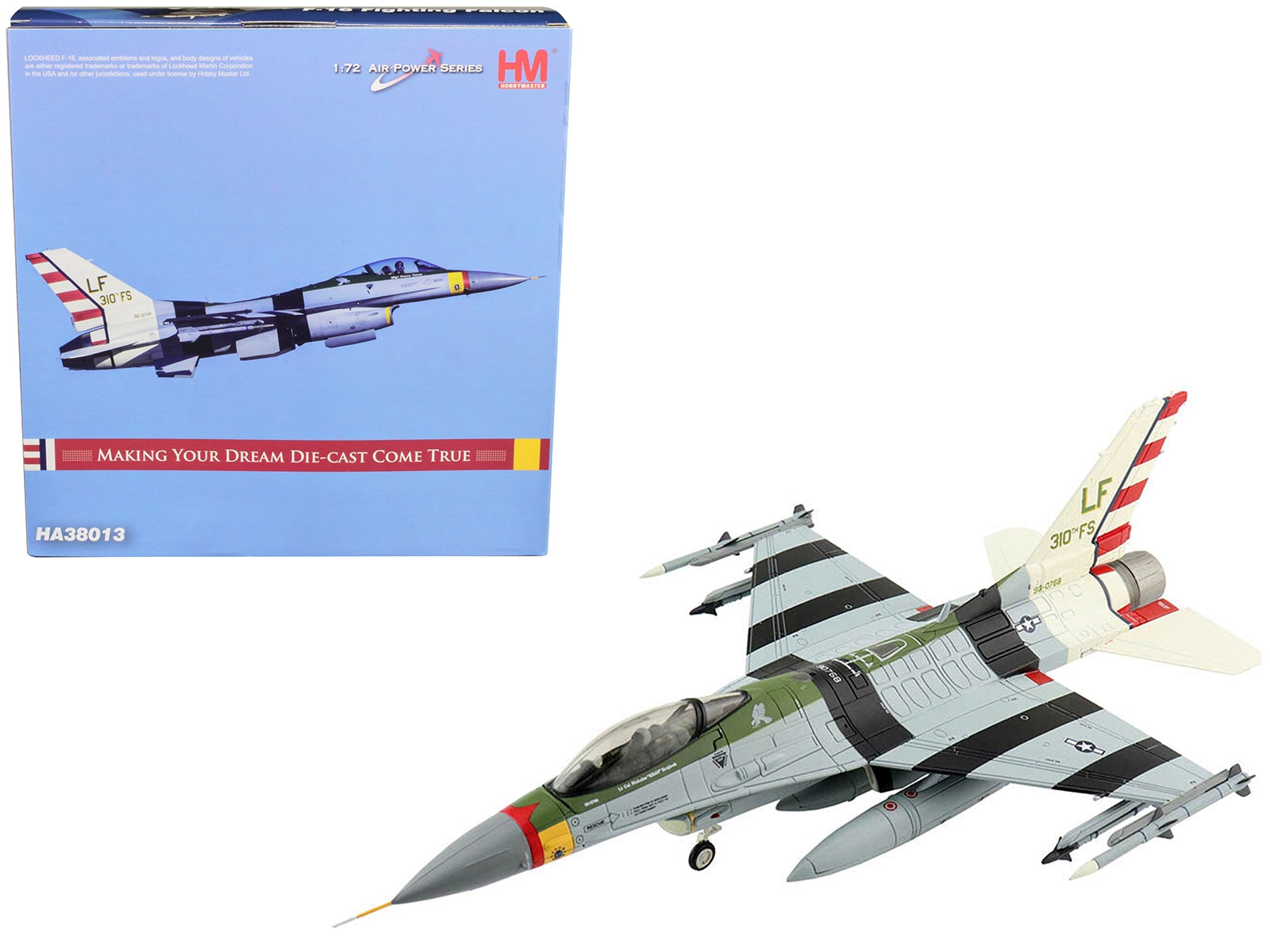 General Dynamics F-16C Fighting Falcon Fighter Aircraft - Premium Military Models from Hobby Master - Just $172.99! Shop now at Rapidvehicles