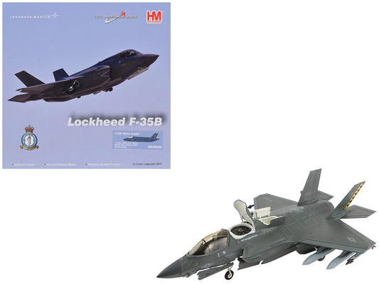 Lockheed Martin F-35B Lightning II Aircraft (Beast Mode) "Black Death VMFA-542 MCAS Cherry Point" (2023) United States Marine Corps "Air Power Series" 1/72 Diecast Model by Hobby Master free shipping USA