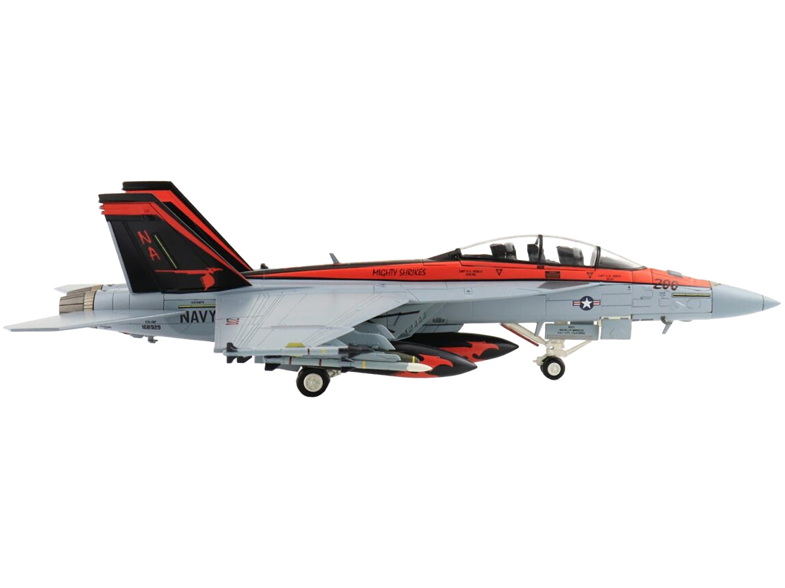 Boeing F/A-18F Super Hornet Fighter Aircraft "VFA-94 'Mighty Strikes' USS Nimitz" (2021) United States Navy "Air Power Series" 1/72 Diecast Model by Hobby Master - Premium Boeing from Hobby Master - Just $170.99! Shop now at Rapidvehicles