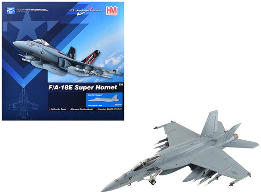 Boeing F/A-18E Super Hornet Fighter Aircraft "Dagger" United States Navy "Air Power Series" 1/72 Diecast Model by Hobby Master