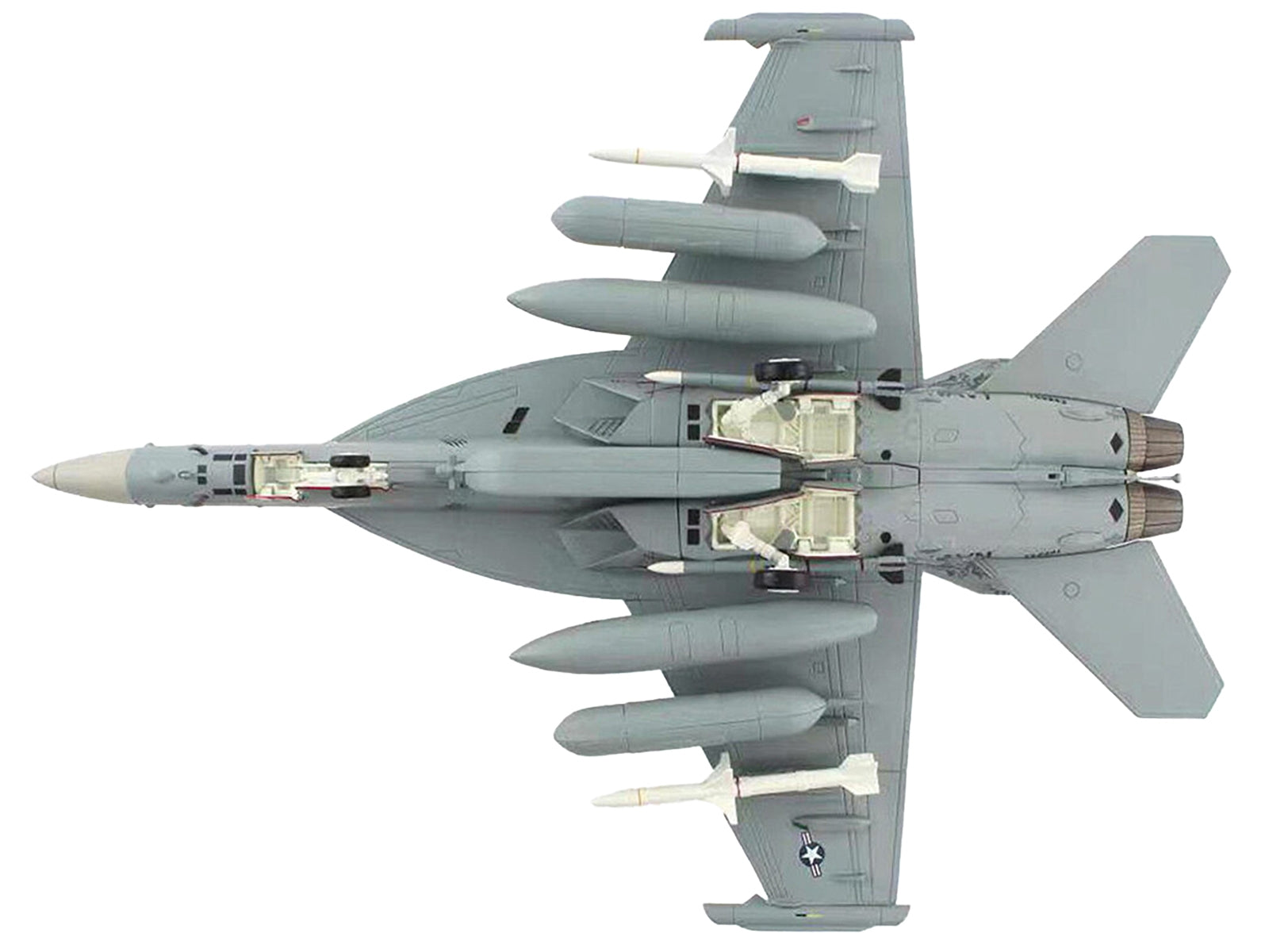 Boeing EA-18G Growler Aircraft "VAQ-142 Gray Wolves USS Gerald R. - Premium Military Models from Hobby Master - Just $186.29! Shop now at Rapidvehicles