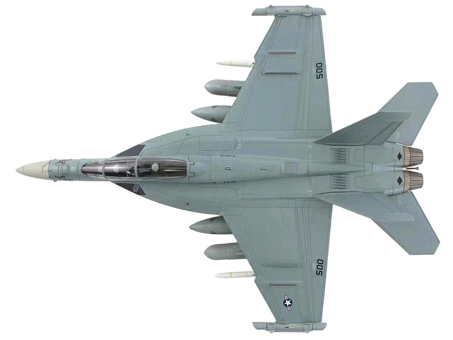 Boeing EA-18G Growler Aircraft "VAQ-142 Gray Wolves USS Gerald R. - Premium Military Models from Hobby Master - Just $186.29! Shop now at Rapidvehicles