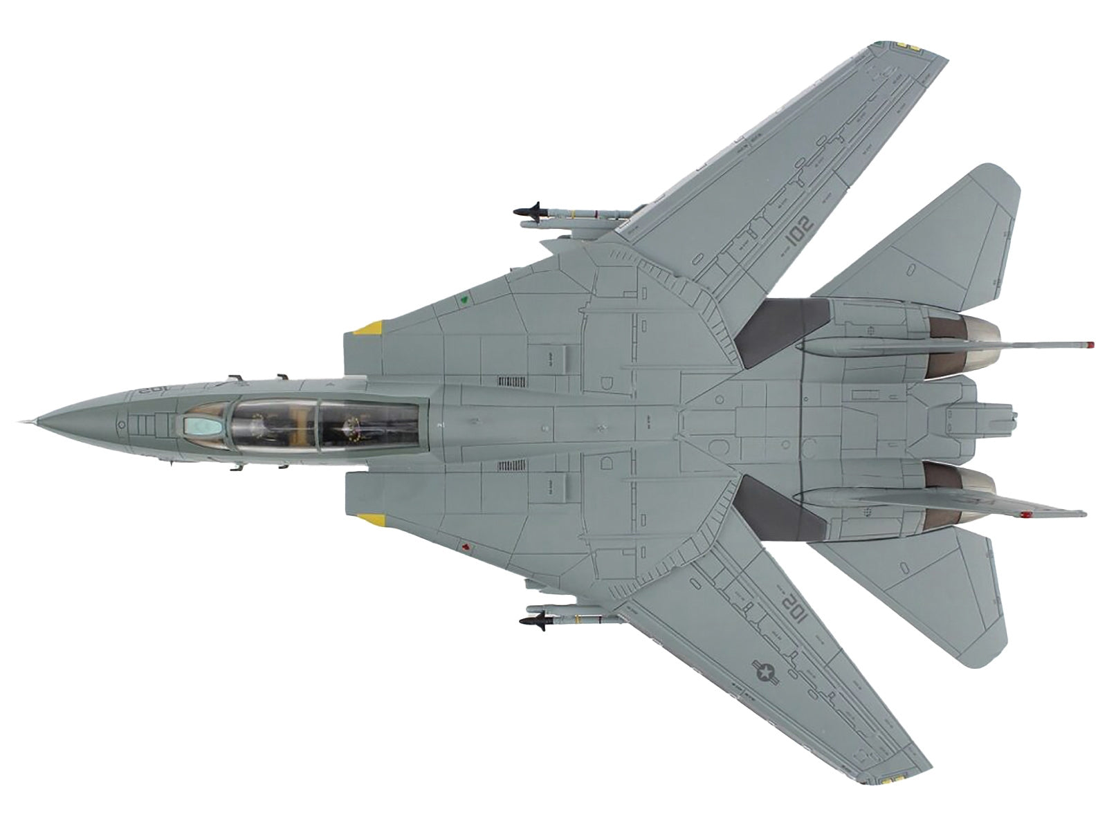 Grumman F-14B Tomcat Fighter Aircraft "VF-103 Jolly Rogers USS George Washington" (2000) United States Navy "Air Power Series" 1/72 Diecast Model by Hobby Master - Premium Grumman from Hobby Master - Just $164.99! Shop now at Rapidvehicles