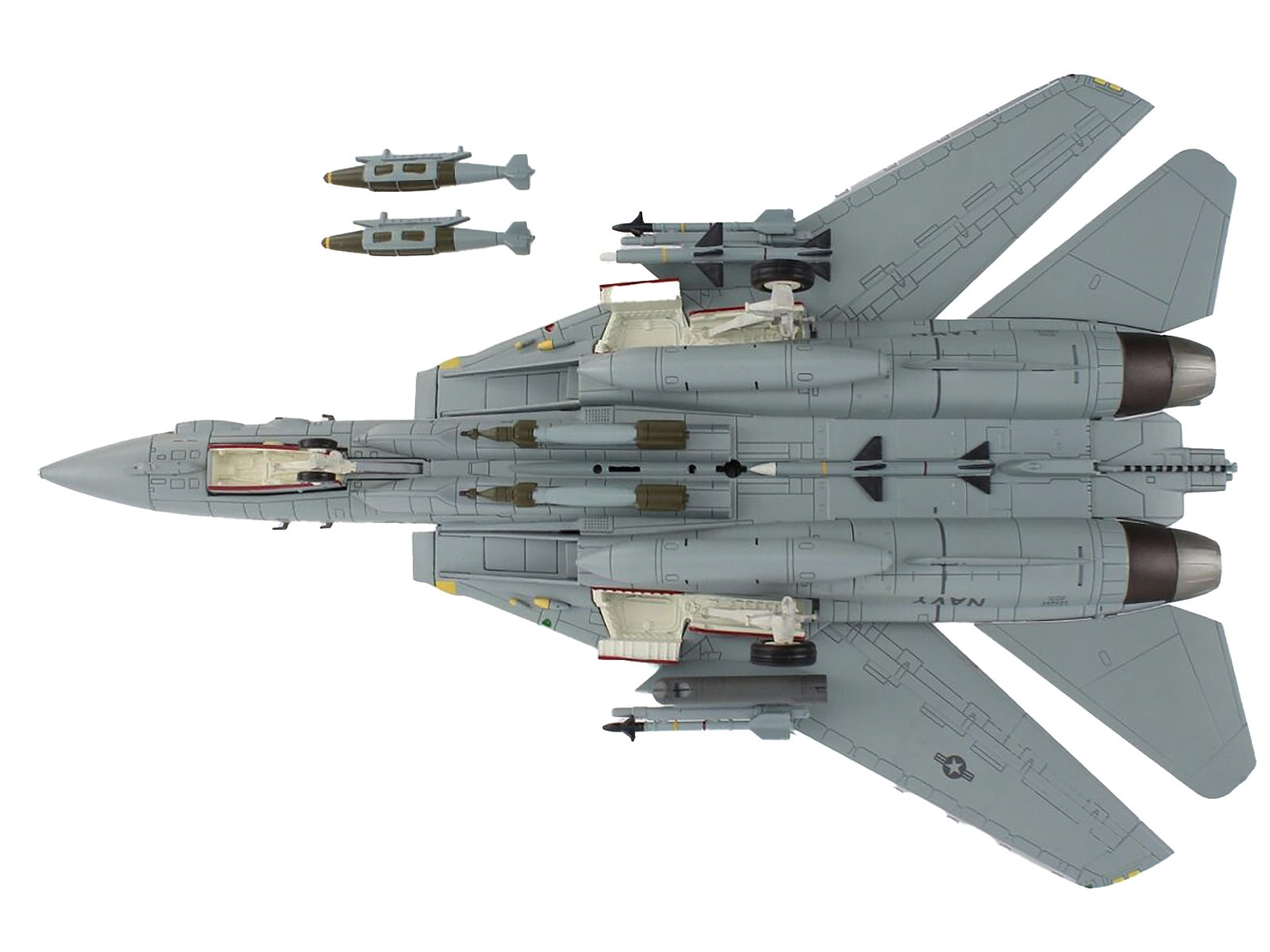 Grumman F-14B Tomcat Fighter Aircraft "VF-103 Jolly Rogers USS George Washington" (2000) United States Navy "Air Power Series" 1/72 Diecast Model by Hobby Master - Premium Grumman from Hobby Master - Just $164.99! Shop now at Rapidvehicles