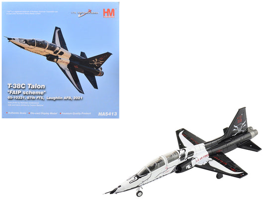 Northrop T-38C Talon Aircraft "65-10331 FAIP Scheme 87th FTS Laughlin AFB" (2021) United States Air Force "Air Power Series" 1/72 Diecast Model by Hobby Master free shipping USA