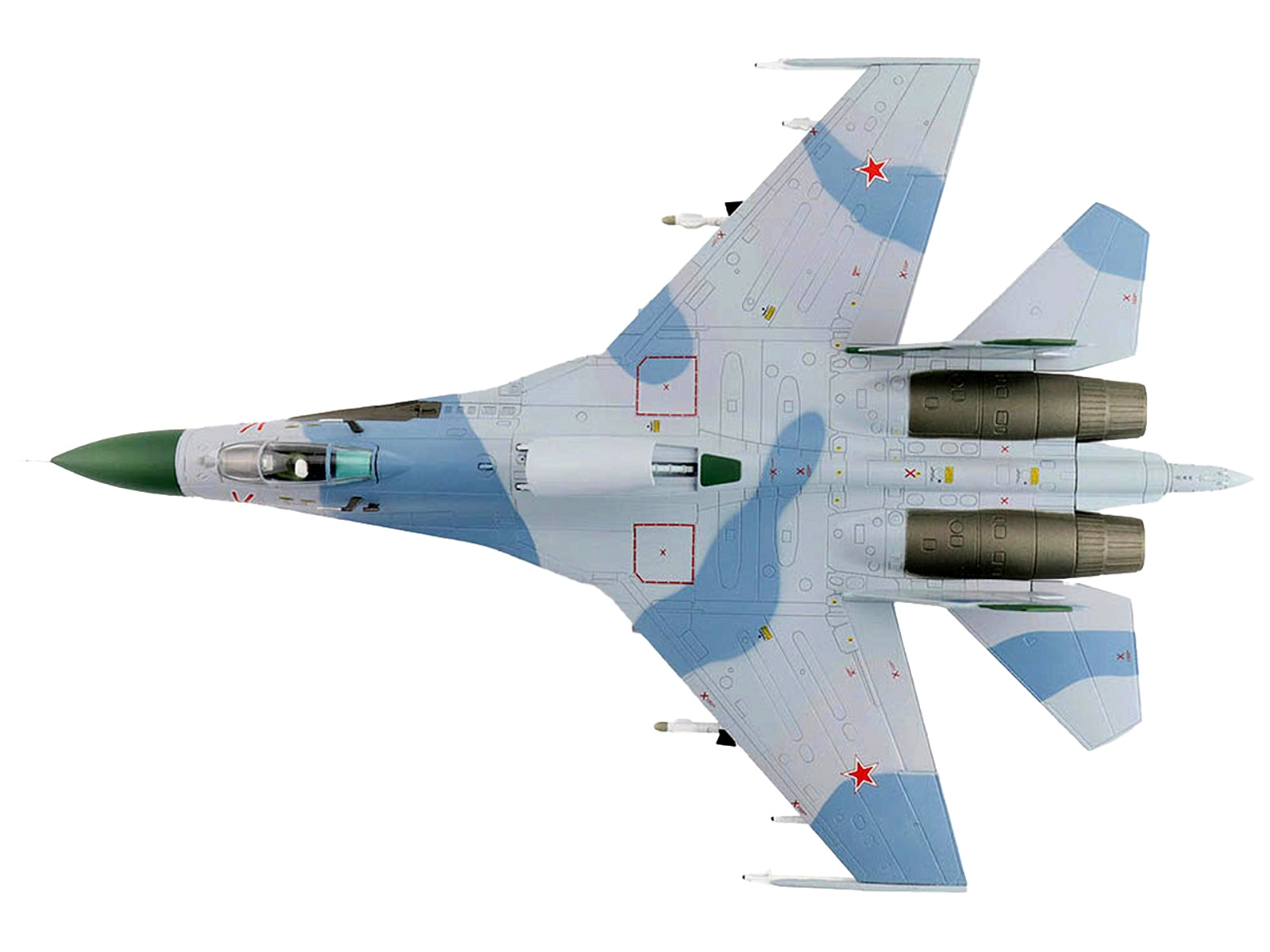 Sukhoi Su-27 Flanker B (Early Type) Fighter Aircraft "#14" (1990) - Premium Military Models from Hobby Master - Just $178.19! Shop now at Rapidvehicles