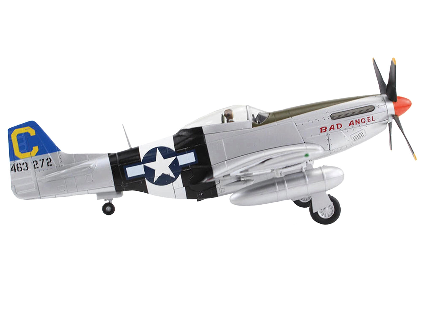 North American P-51D Mustang Fighter Aircraft "Bad Angel Lieutenant Louis E. Curdes 4th Fighter Squadron 3rd Air Commando Group Laoag" (1945) United States Army Air Force "Air Power Series" 1/48 Diecast Model by Hobby Master - Premium North American from Hobby Master - Just $128.99! Shop now at Rapidvehicles